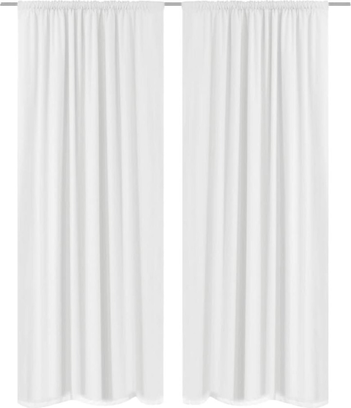 Energisparende gardiner 2 stk dobbelt lag 140 x 245 cm