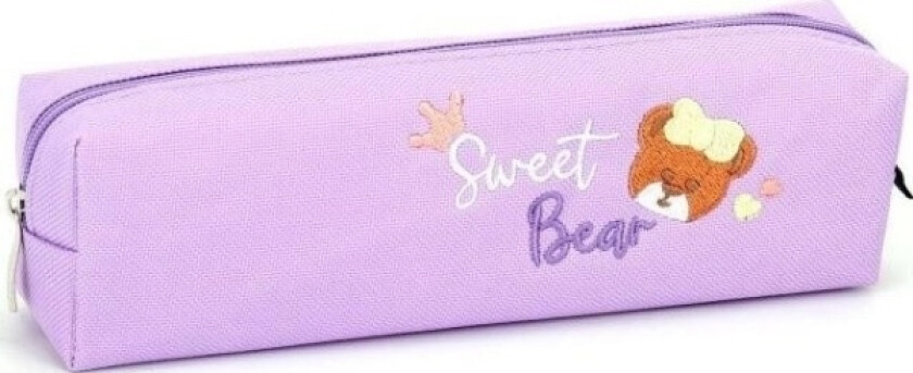 Small Tuba Pencil Case Bear Purple