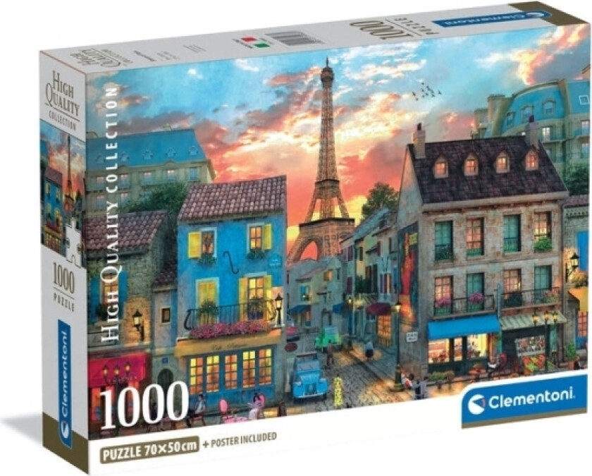 1000 Pcs. Cb High Quality Collection Streets Of Paris