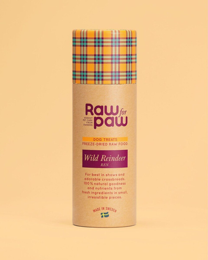 Raw For Paw Wild Reindeer Dog Treats- 45 g