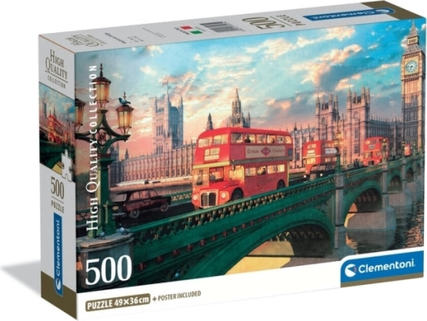 Cle Puzzle 500 Compact Westminster Bridge 35575