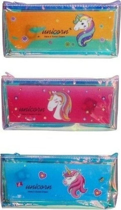 Unicorn Sachet Pencil Case Mix
