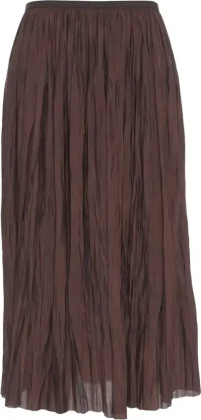 Dame, Skjørt, Brun, M