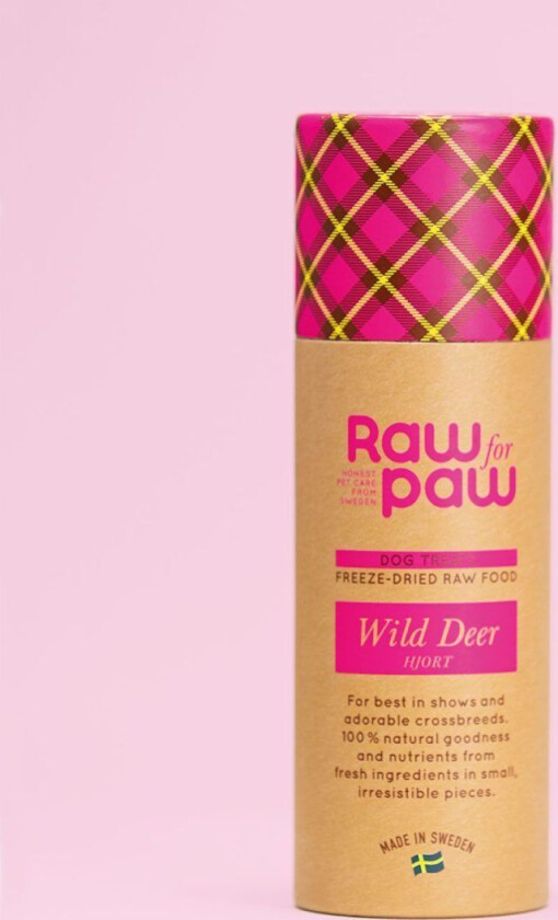 Raw For Paw Wild Deer Dog Treats - 45 g