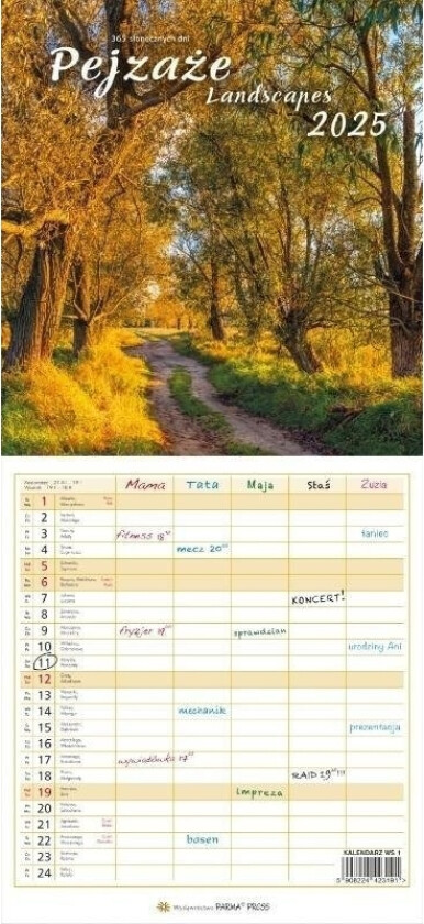 Kalender 2025 Landskap