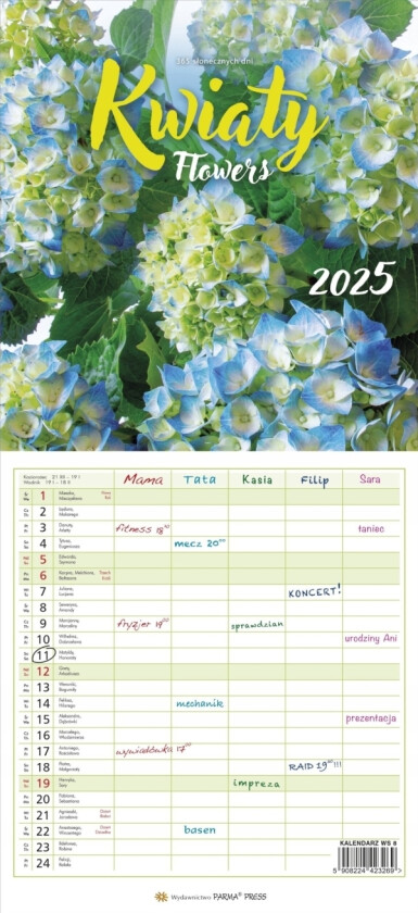 Kalender 2025 Blomster