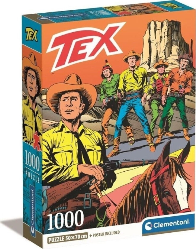 Cle Puzzle 1000 Compact Tex 39840