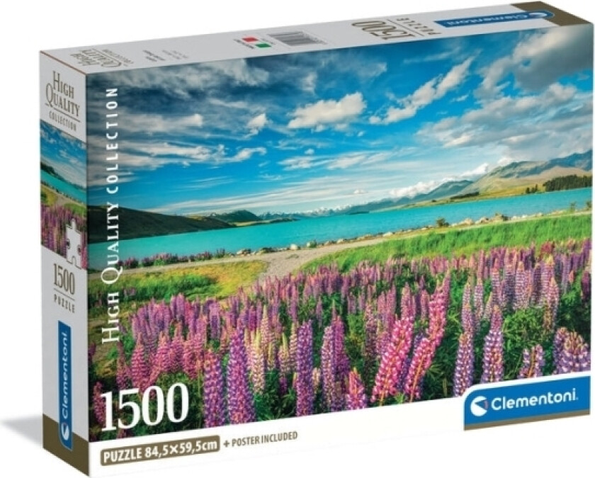 1500 Stk. Cb Hqc Lupiner Ved Lake Tekapo