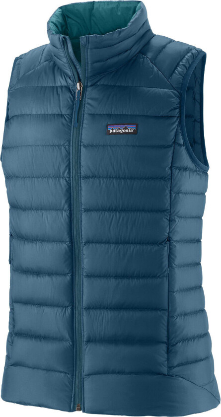 Down Sweater Vest Dame Lagom Blue S
