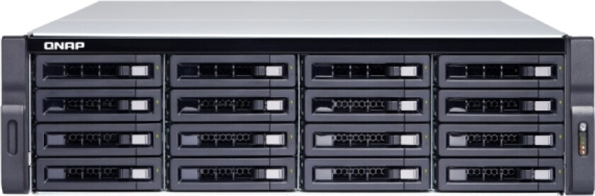 Qnap Ts-1677Xu-Rp, Nas, Stativ (3U), Amd Ryzen™ 5, 2600, Sort