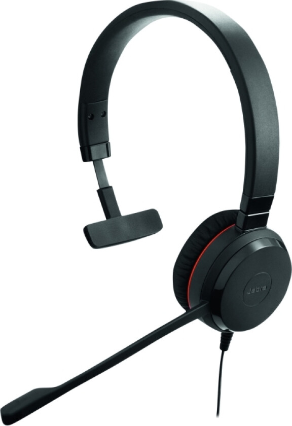 Jabra Evolve 30 Ii Uc Mono - Hodesett - On-Ear - Kablet - Usb-C, Usb-A - Lydisolerende - Alcatel-Lucent Certified, Avaya Certified, Certified For Mic
