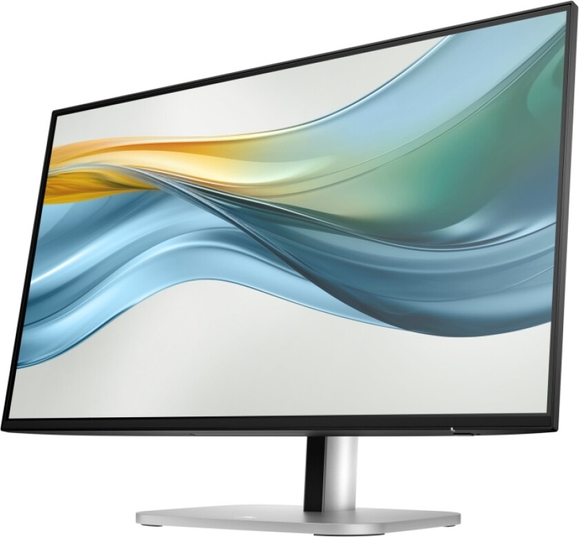 Hp 524Pu - Led-Skjerm - 24" - 1920 X 1080 Full Hd (1080P) - Ips - 350 Cd/M² - 5 Ms - Kullsort, Naturlig Sølv Og Jet Svart (Stativ)