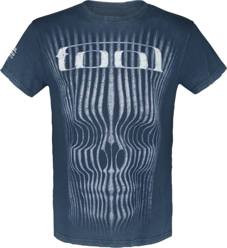 T-skjorte - Grid Skull - S til 3XL - Herrer - blå