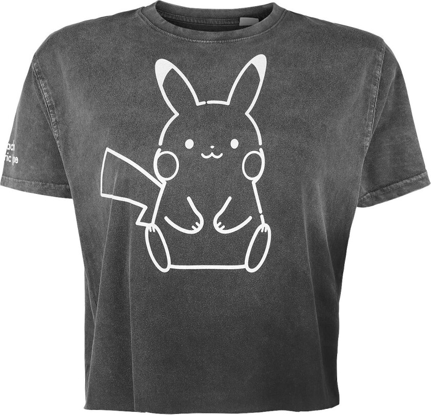 gaming T-skjorte - Pikachu - S til XXL - Damer - grå