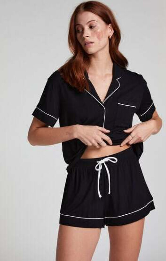 Essential shorts i jerseystoff Svart
