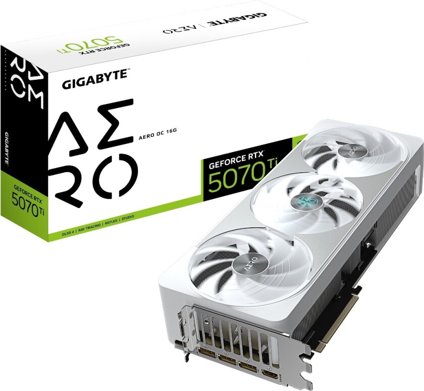 GIGABYTE GeForce RTX 5070 Ti AERO OC 16 GB grafikkort