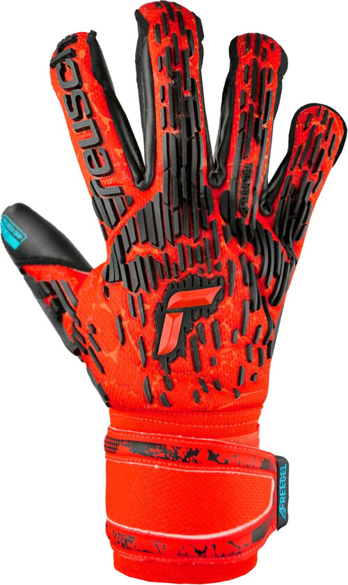 Attrakt Freegel Gold, keeperhanske, fotball, voksen Bright Red/future Bl