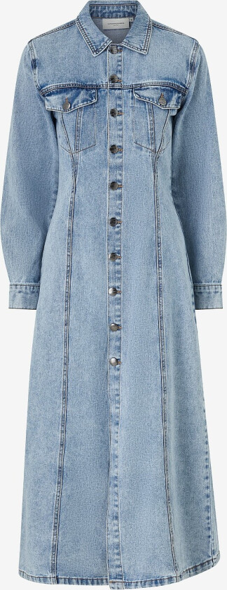 Maxikjole cmJeycce-Dress - Blå