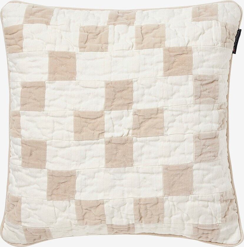 Putetrekk Patchwork, Bomull - Hvit