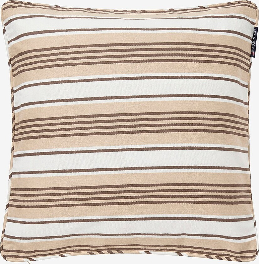 Putetrekk, bomullstwill - Beige