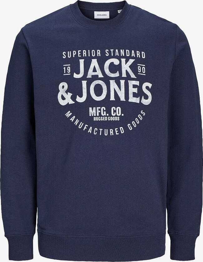 Sweatshirt jjjEans Sweat O-neck - Blå