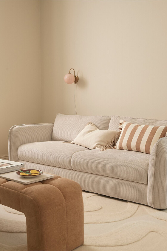 Sofa Lindina 3-seters - Hvit