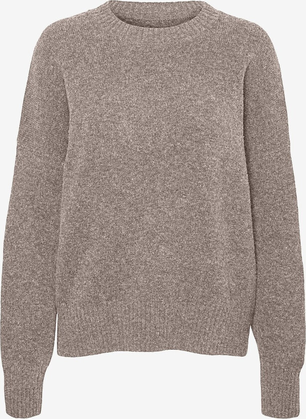 Genser vmBoom LS O-neck Pullover - Brun