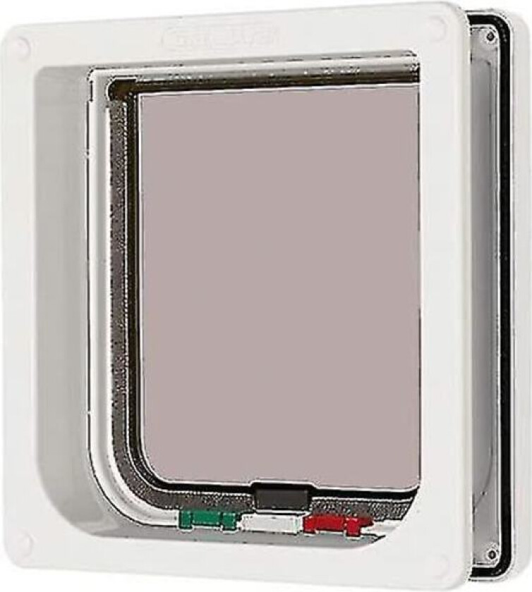 Cat Mate Katteluke 4-veis lukking med tunnel hvit