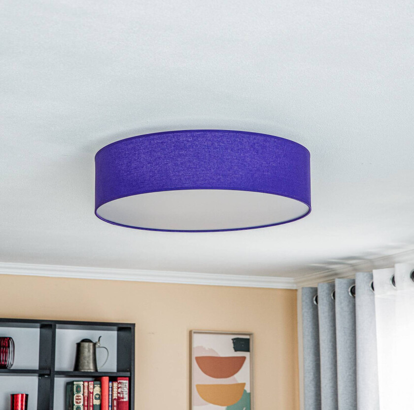 rulleteppe, stofffarge fiolett, Ø 50 cm