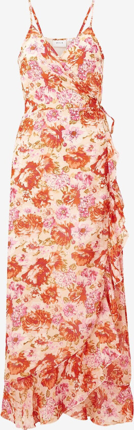 Maxikjole viGilla Singlet Wrap Ankle Dress - Orange