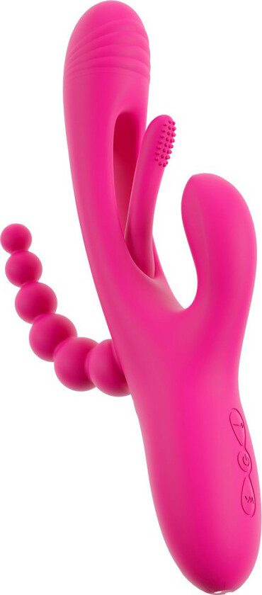 Sweet Smile: Triple Vibe with Flicking Tongue