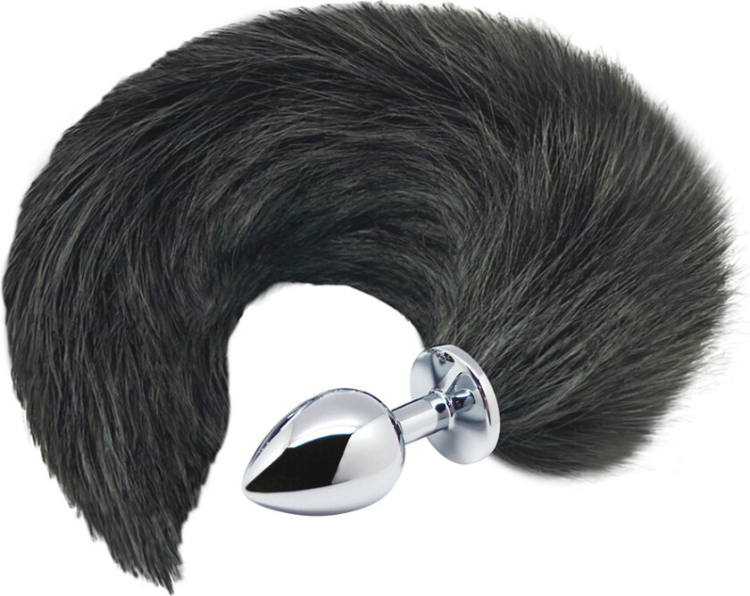 Alive: Black & White Fox Tail, S