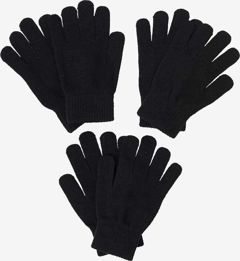Bilde av Hansker nknMagic Gloves 3-pakning - Svart