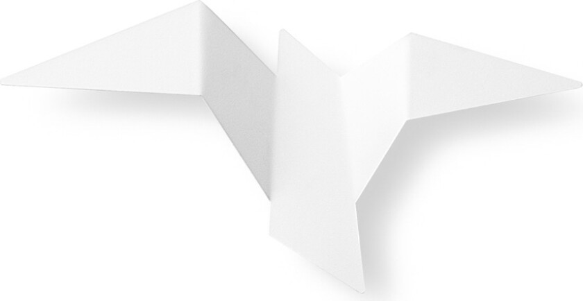 Pacal? M vegglampe - hvit metall