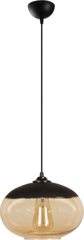 Camini MR taklampe, m. justerbar høyde - gult og svart jern