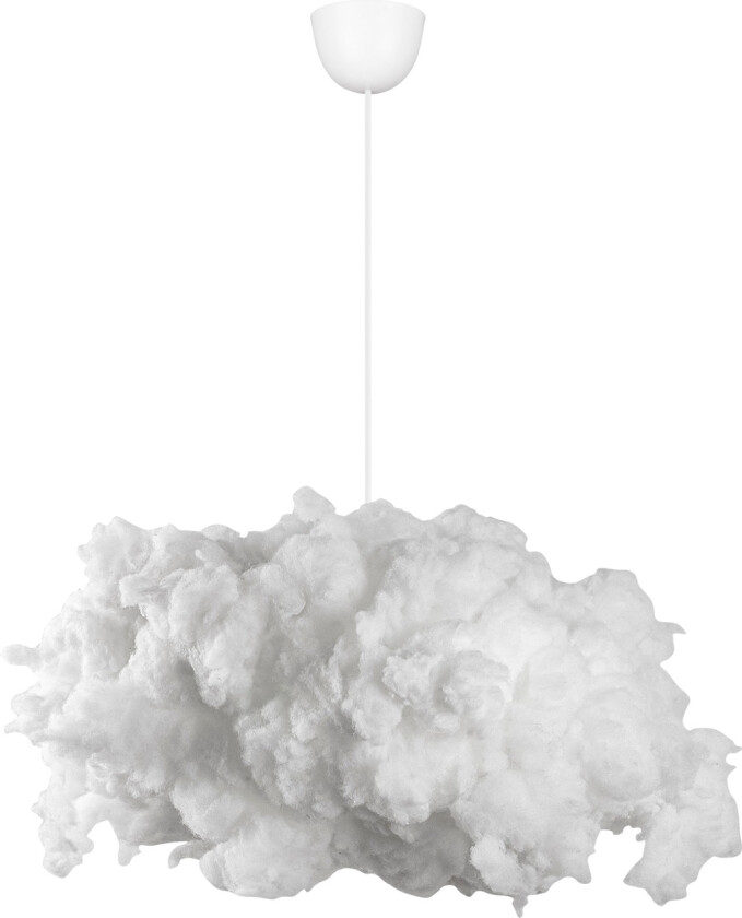 Serenity taklampe - hvit bomull