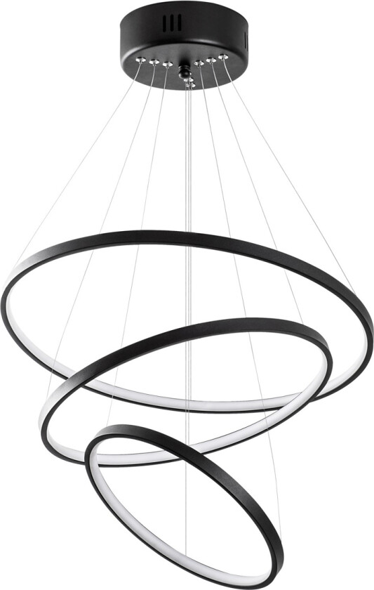 Simit taklampe - svart metall