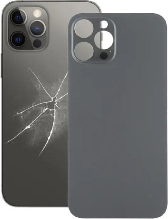 iPhone 12 Pro Max Bakdeksel - Svart