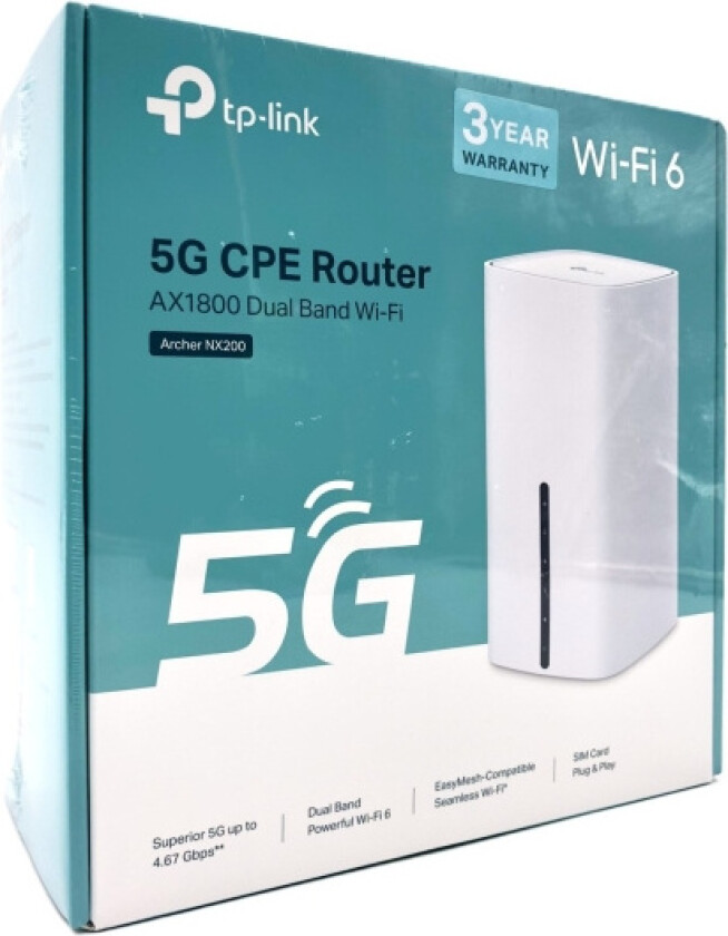 TP-Link Archer NX200 V1 trådlös router Desktop