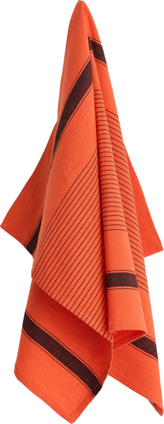 Linear kjøkkenhåndkle, rød