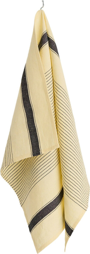 Linear kjøkkenhåndkle, soft yellow