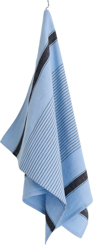 Linear kjøkkenhåndkle, sky blue
