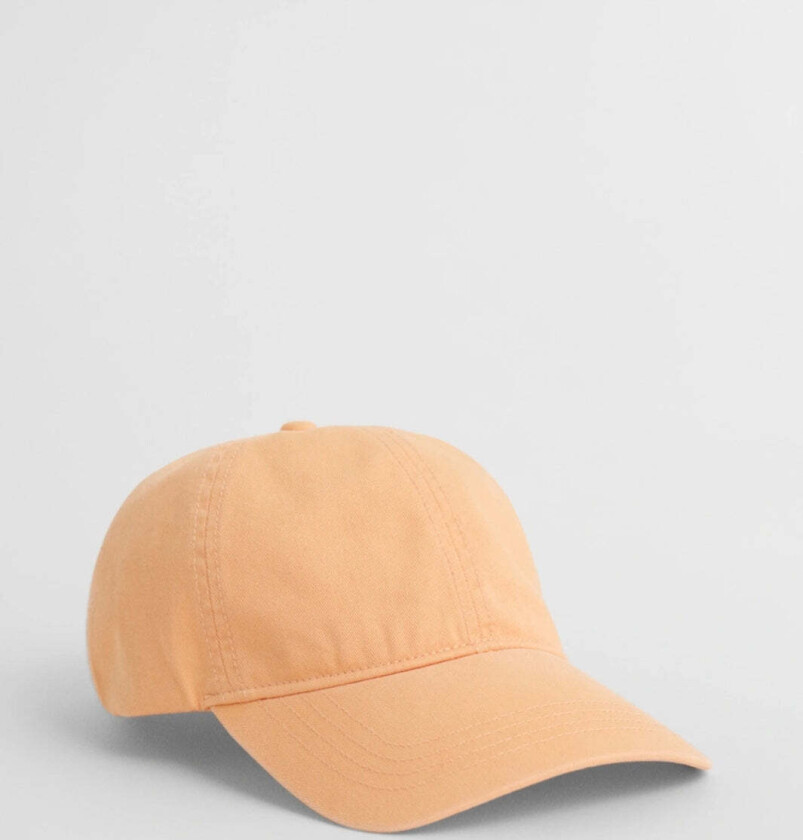 SUNFADED COTTON TWILL CAP Oransje