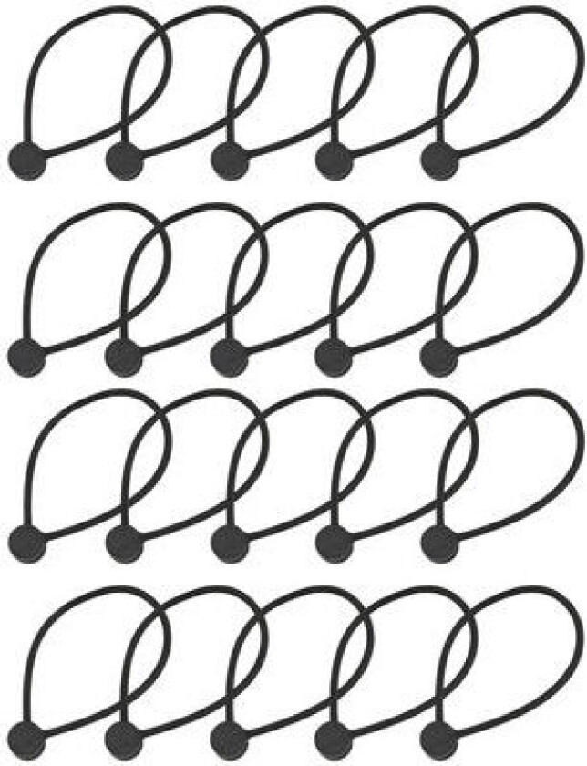 MagneTie Cable Ties 20/20 pcs.
