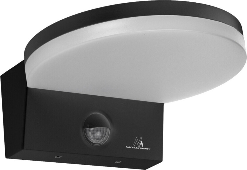 MCE344B LED-vegglampe med bevegelsessensor - 15W, IP65, 1560lm, nøytral hvit 4000K