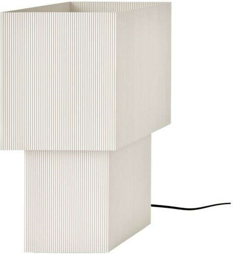 Romb 48 Bordlampe White Cotton