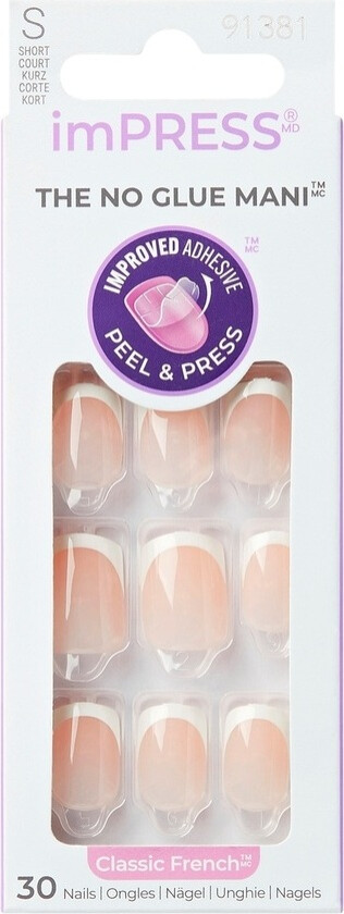 imPRESS Nails Clasic French Model