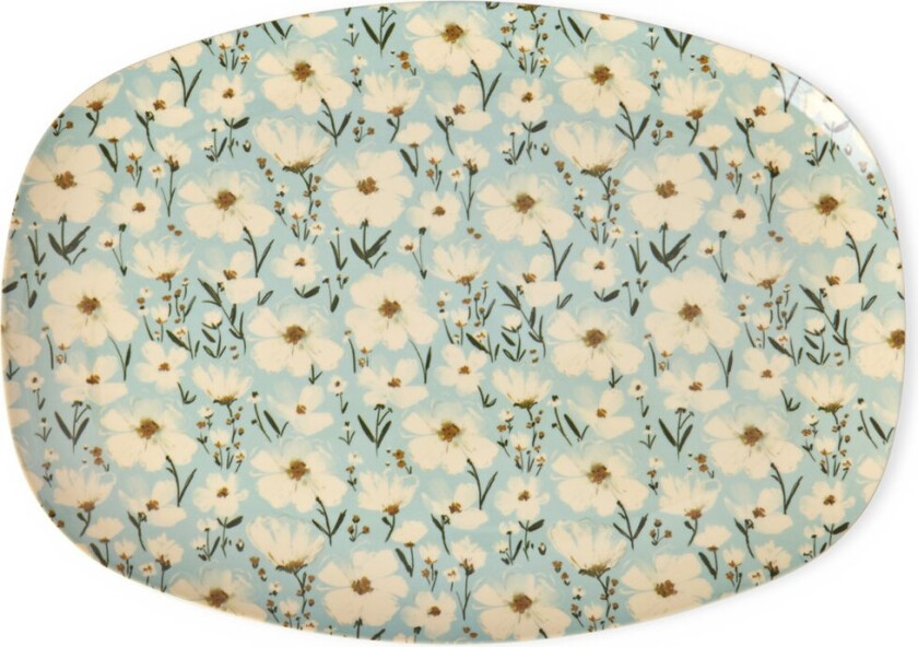 Rice melamintallerken 22x30 cm Summer bloom