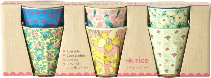 Rice espressokopp melamin 8 cl 6-pk Show youre true colors