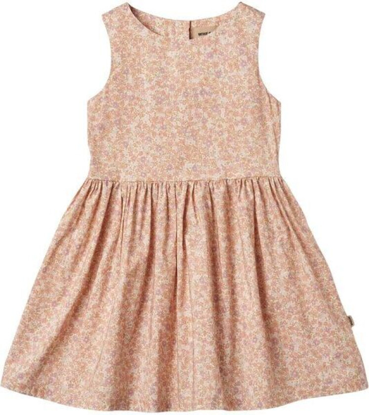 Thelma ermeløs kjole til barn, flowers